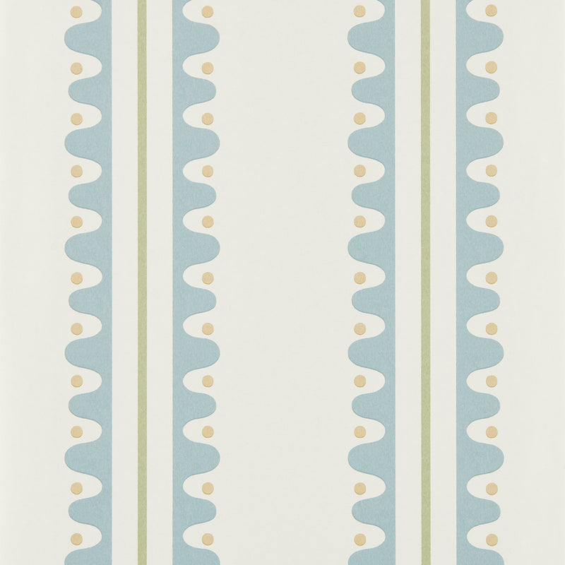 113239 Oakham Coast blue Wallpaper by Scion