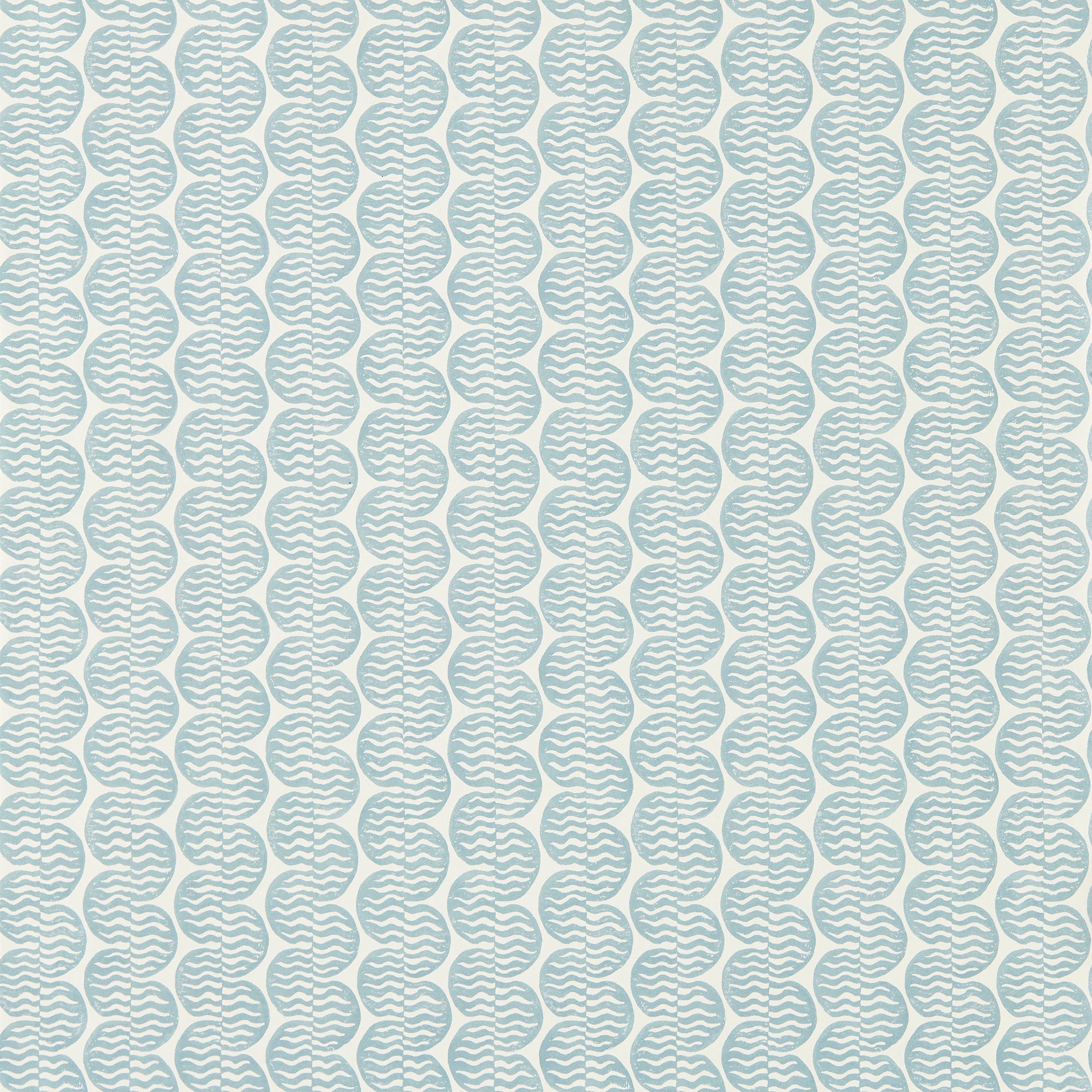 113241 Raft Stripe Oakham Coast blue Wallpaper by Scion