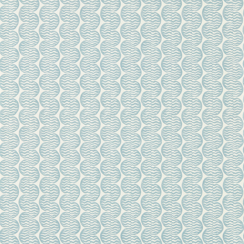 113241 Raft Stripe Oakham Coast blue Wallpaper by Scion