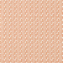 113242 Raft Stripe Oakham Rust Wallpaper by Scion