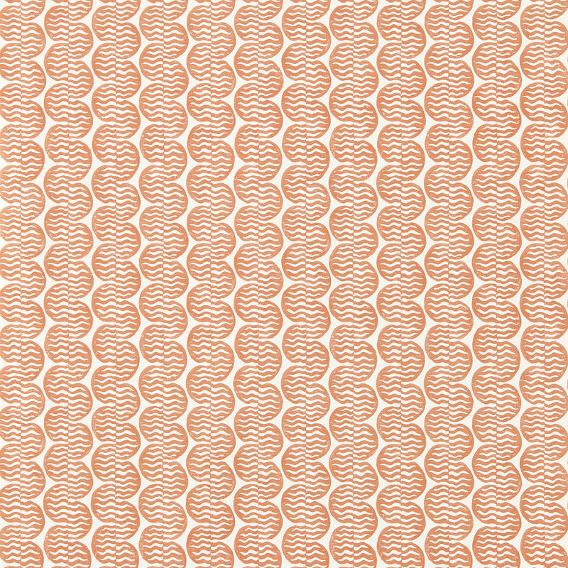113242 Raft Stripe Oakham Rust Wallpaper by Scion