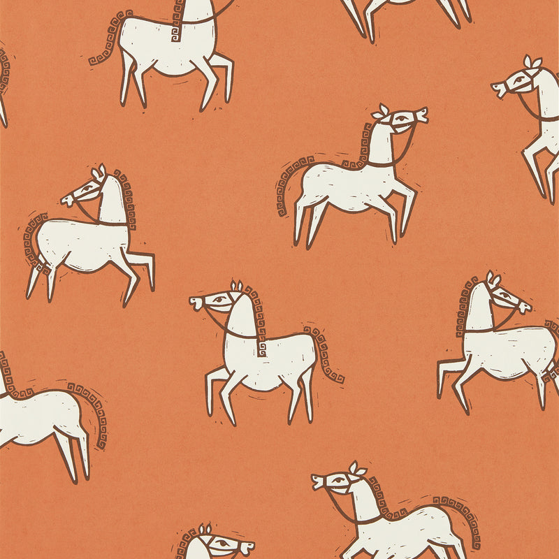 113253 Canter Oakham Brick Wallpaper by Scion
