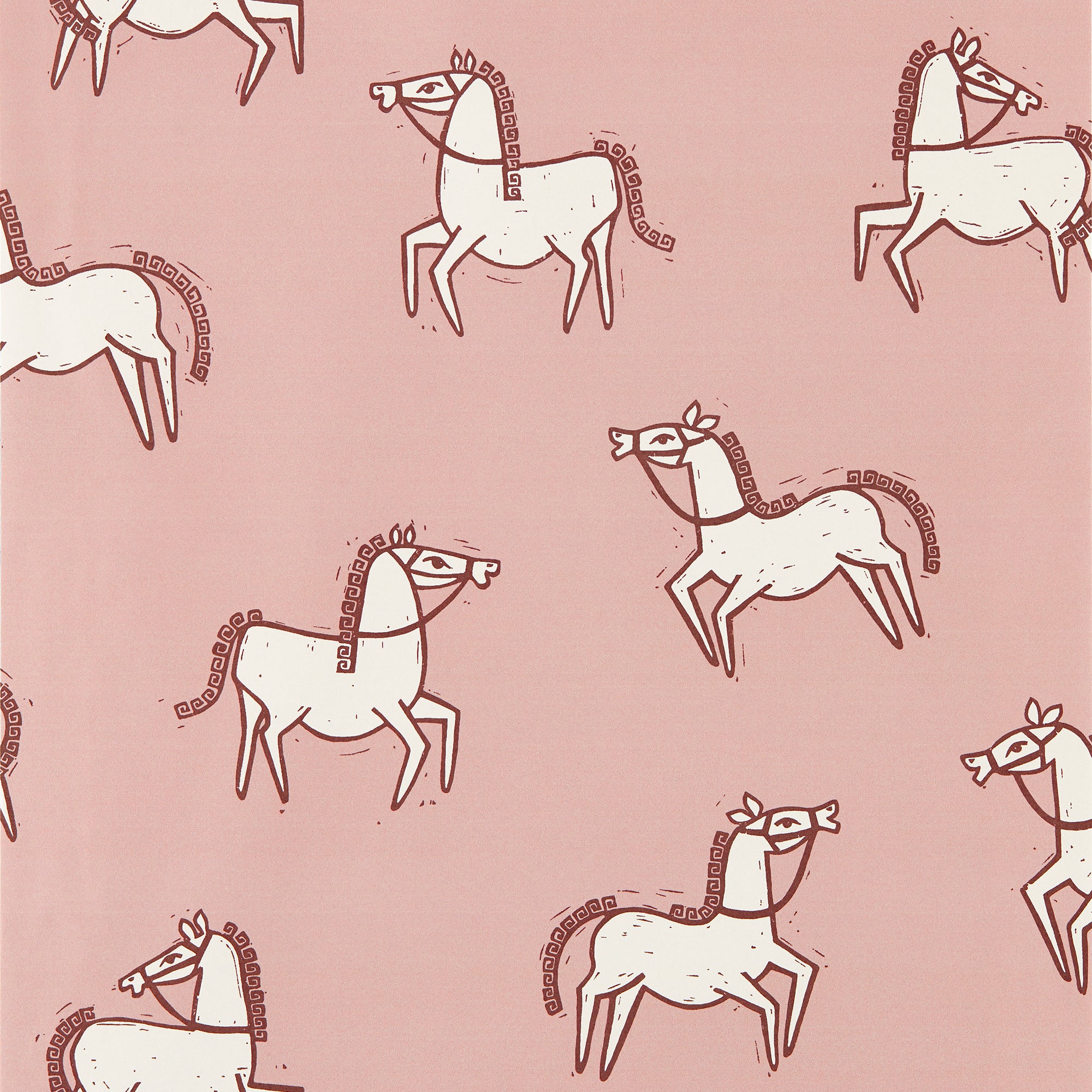 113254 Canter Oakham Blush Wallpaper by Scion