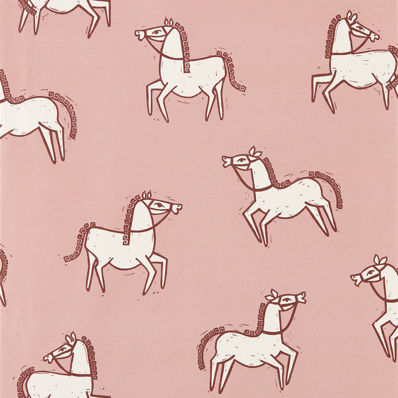 113254 Canter Oakham Blush Wallpaper by Scion