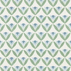113257 Tulip Trellis Oakham Coast blue Wallpaper by Scion