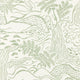 Falling Foss Oakham Sage Wallpaper by Scion