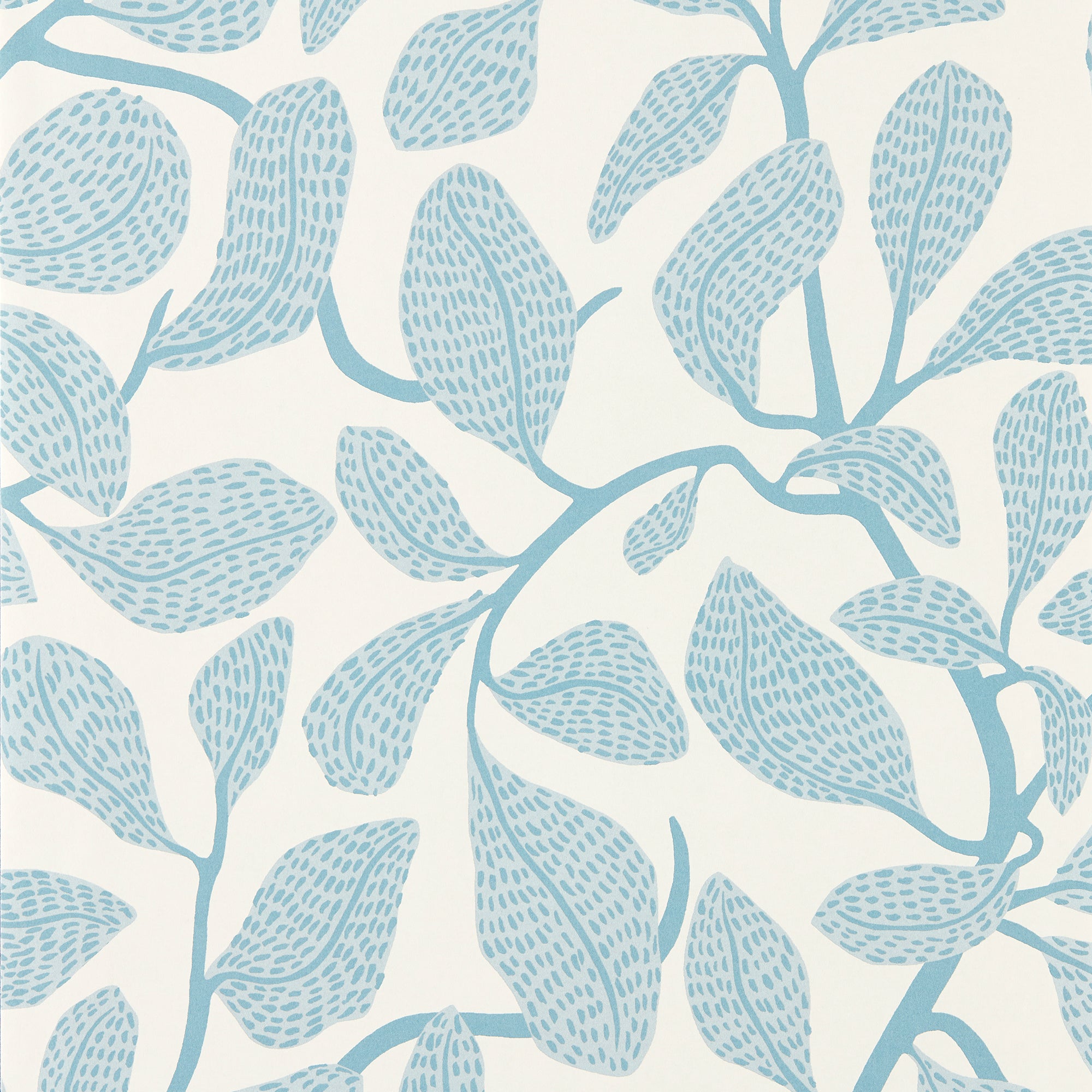 113269 Sweet Bay Oakham Coast blue Wallpaper by Scion