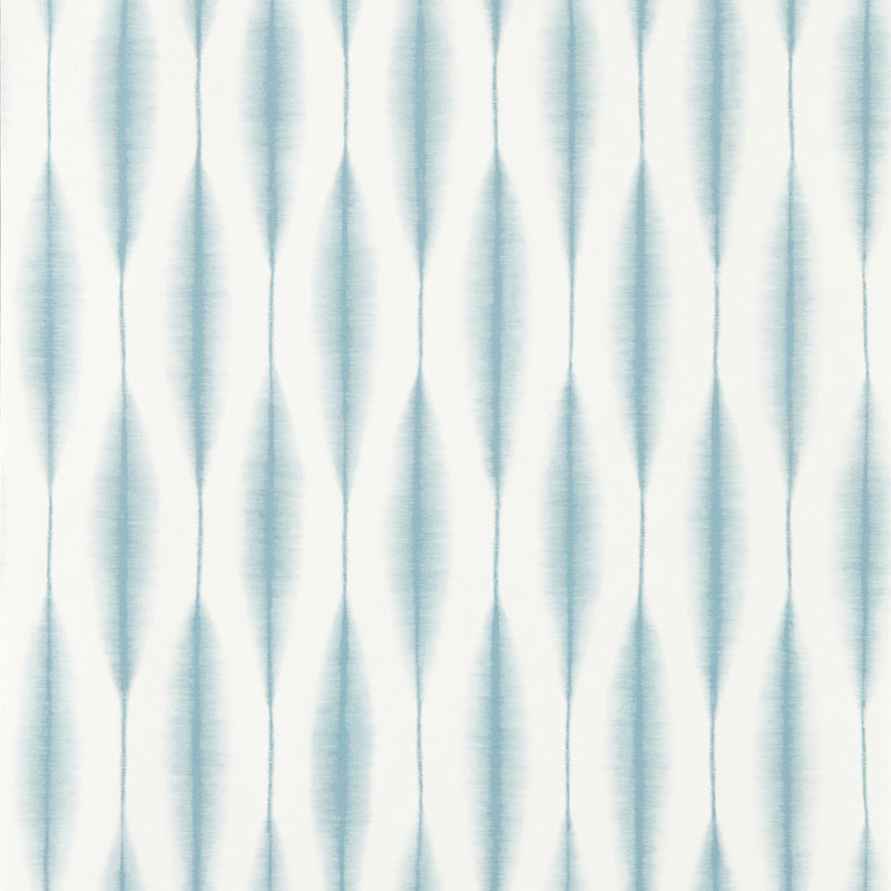 113272 Kasuri Oakham Coast blue Wallpaper by Scion