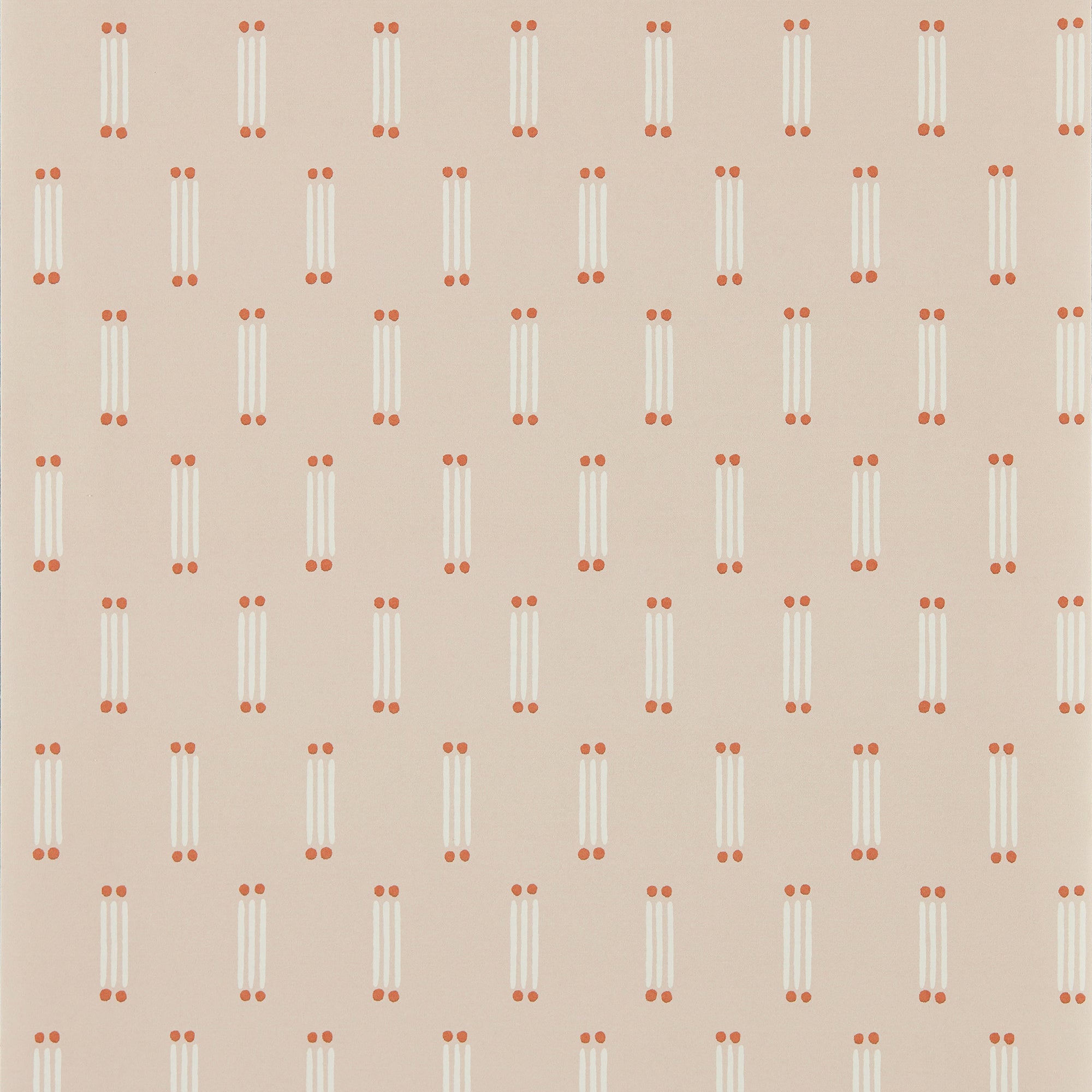 113278 Matchsticks Oakham Blush Wallpaper by Scion