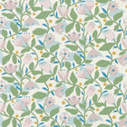 113283 Dancing Daisies Oakham Lilac Wallpaper by Scion
