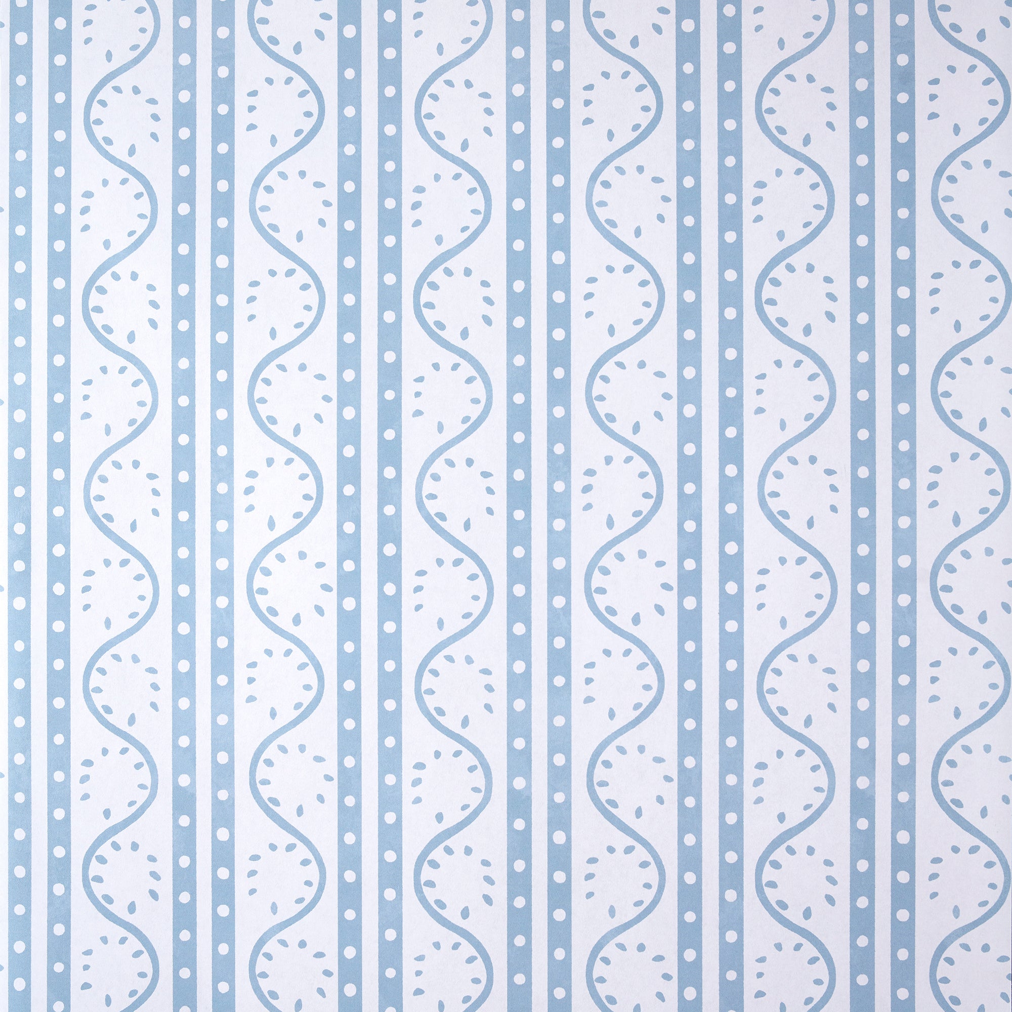 113286 Split Pea Oakham Coast blue Wallpaper by Scion