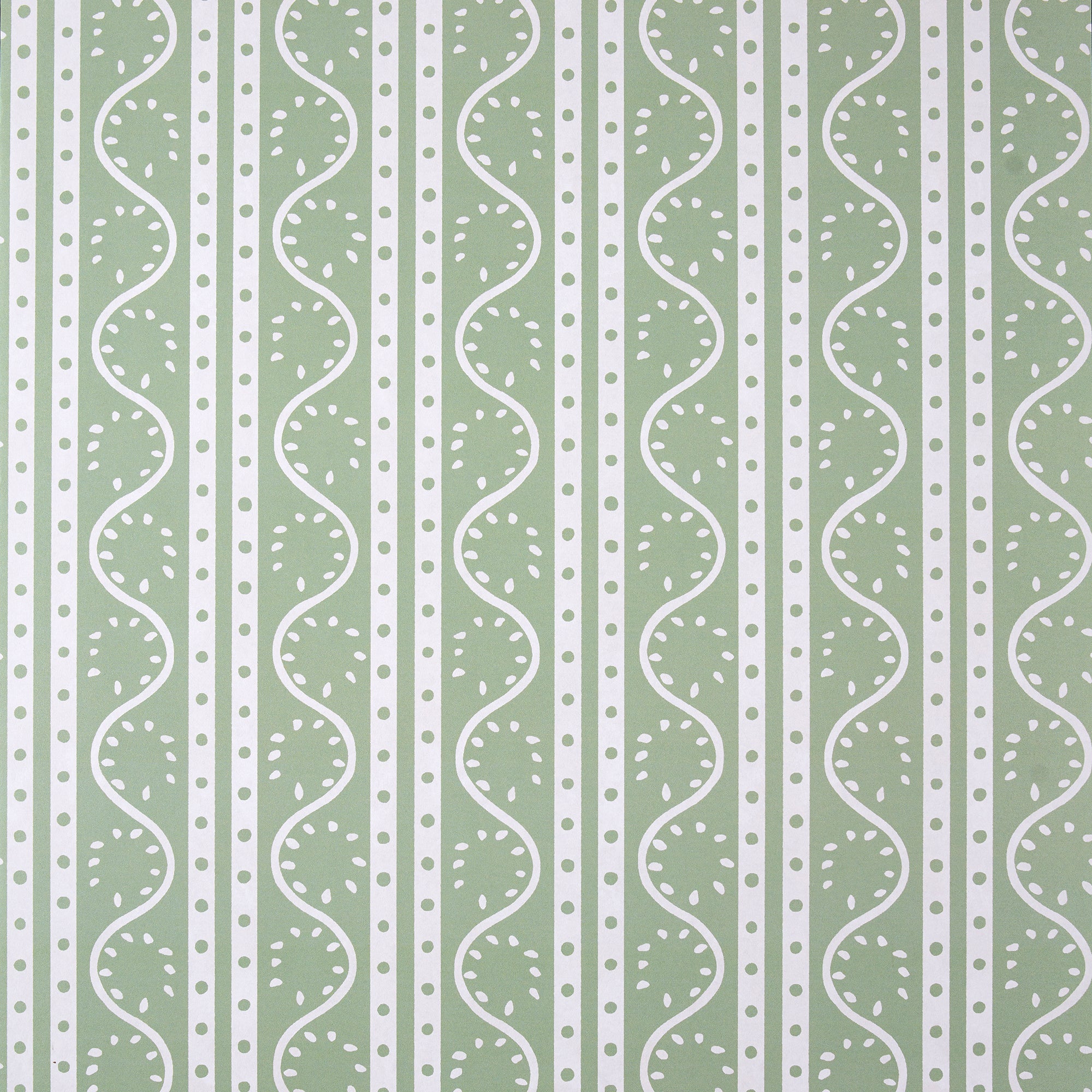113287 Split Pea Oakham Sage Wallpaper by Scion