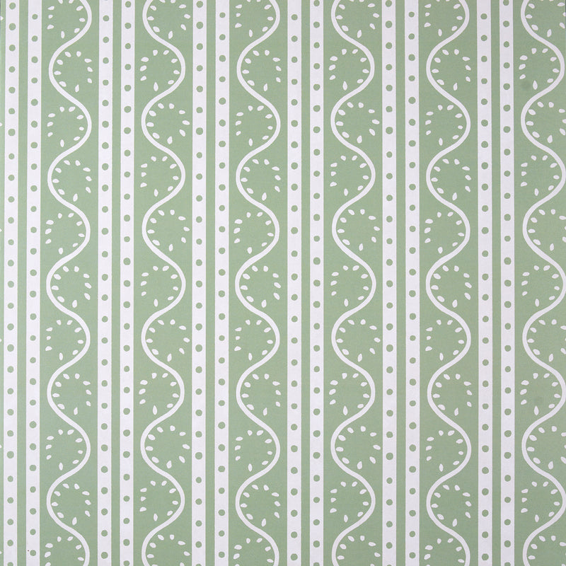 113287 Split Pea Oakham Sage Wallpaper by Scion