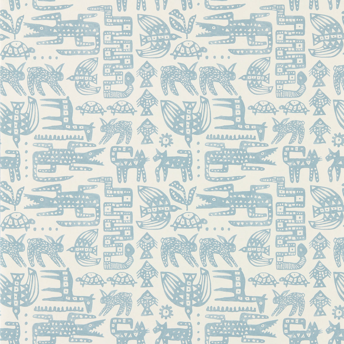 Twycross Oakham Coast blue Wallpaper by Scion
