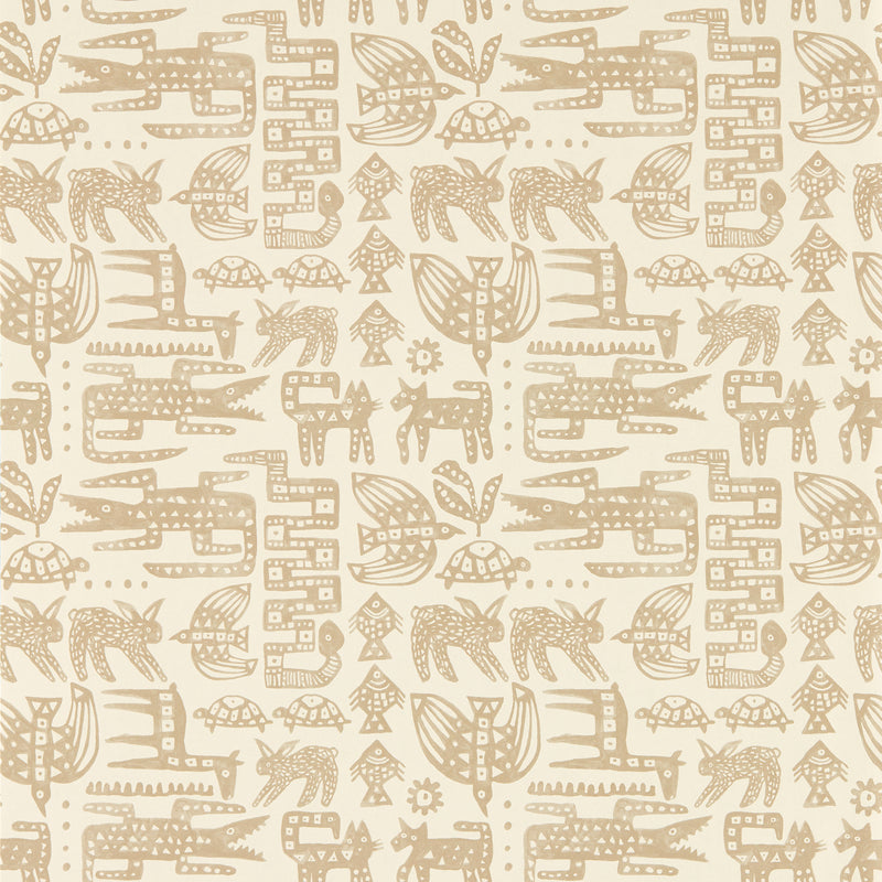 113290 Twycross Oakham Linen Wallpaper by Scion