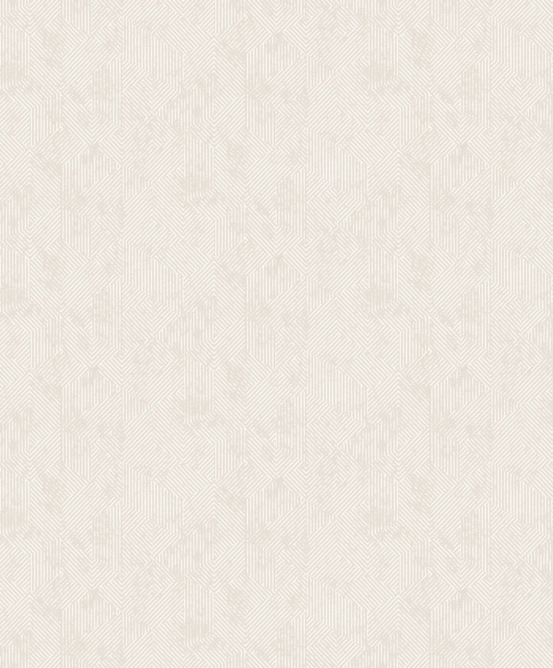 Prism Beige / Silver Grey New Touch Wallpaper by Galerie — flat