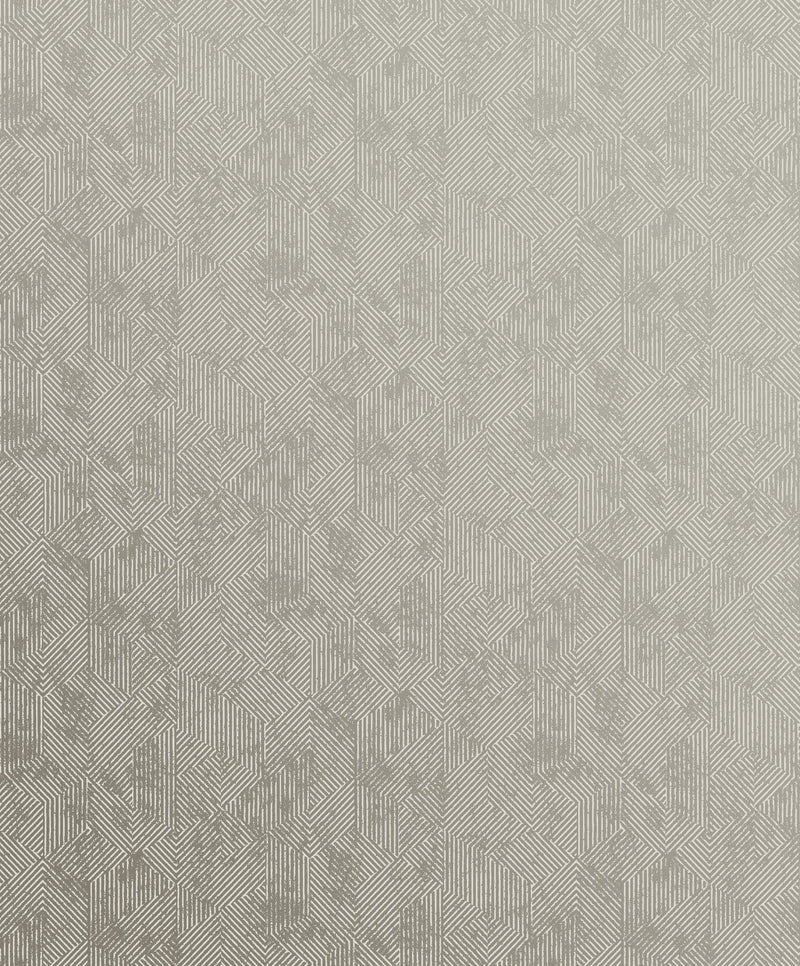 Prism Silver Grey / Beige New Touch Wallpaper by Galerie — flat