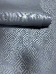 Prism Blue / Silver Grey New Touch Wallpaper by Galerie — roll shot