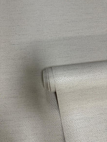 Woven Texture Pale Taupe New Touch Wallpaper by Galerie — roll shot