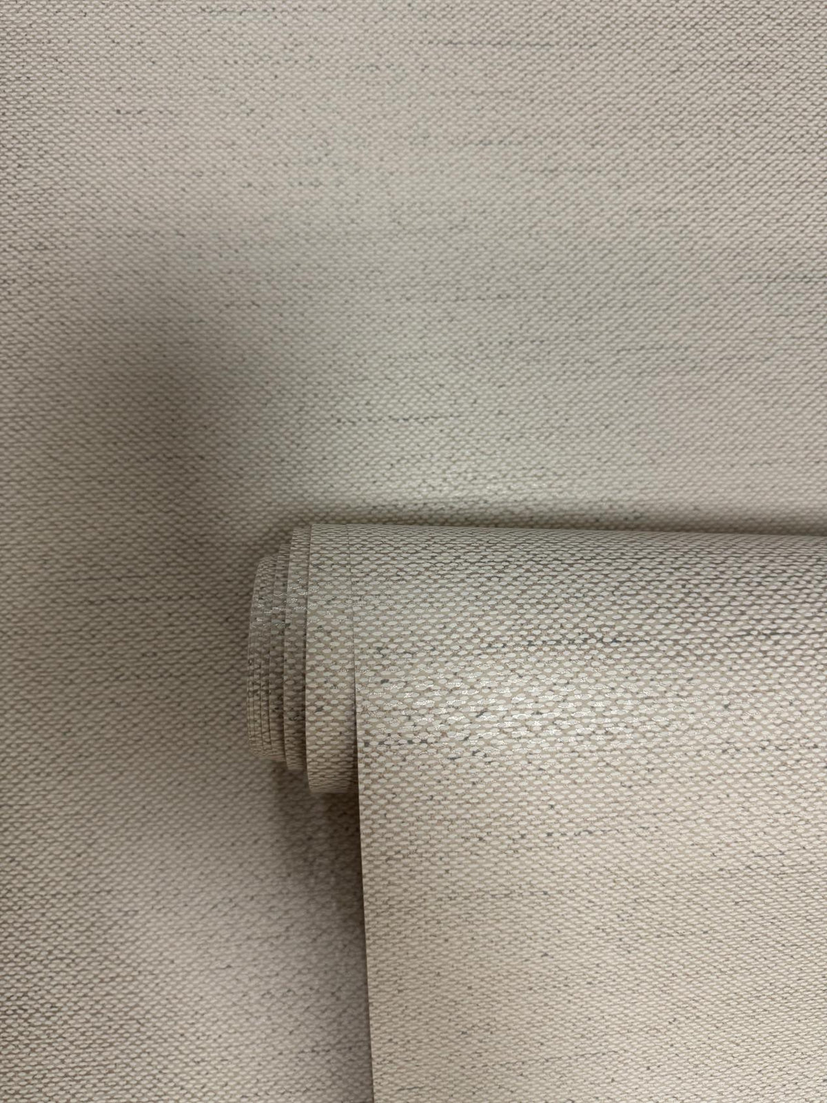 Woven Texture Taupe New Touch Wallpaper by Galerie — roll shot
