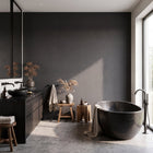 Interlace Black New Touch Wallpaper by Galerie — roomshot 1