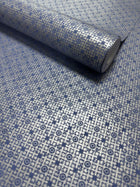 Worn Tile Blue / Silver Grey New Touch Wallpaper by Galerie — roll shot