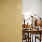 Banded Dot Yellow New Touch Wallpaper by Galerie — roomshot 1