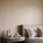 Mottled Specks Beige New Touch Wallpaper by Galerie — roomshot 1
