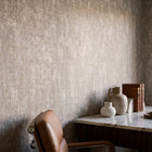 Mottled Specks Pewter New Touch Wallpaper by Galerie — roomshot 1