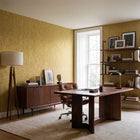 Mottled Specks Yellow New Touch Wallpaper by Galerie — roomshot 1