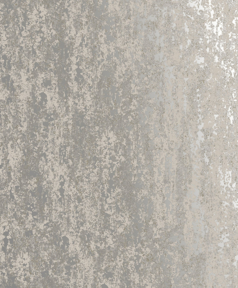 Patina Silver Grey / Beige New Touch Wallpaper by Galerie — flat