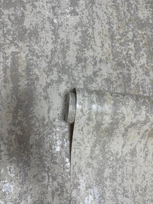 Patina Silver Grey / Beige New Touch Wallpaper by Galerie — roll shot