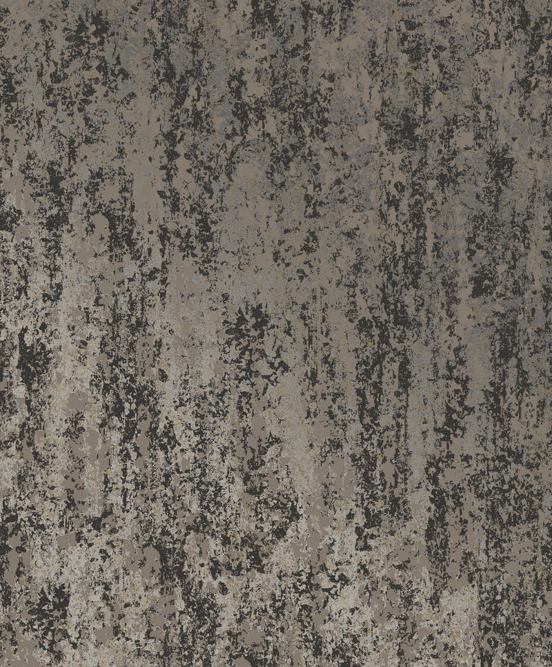 Patina Bronze Brown / Beige New Touch Wallpaper by Galerie — flat