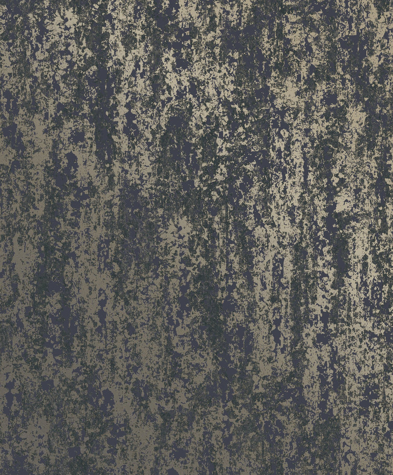 Patina Blue / Rose Gold New Touch Wallpaper by Galerie — flat