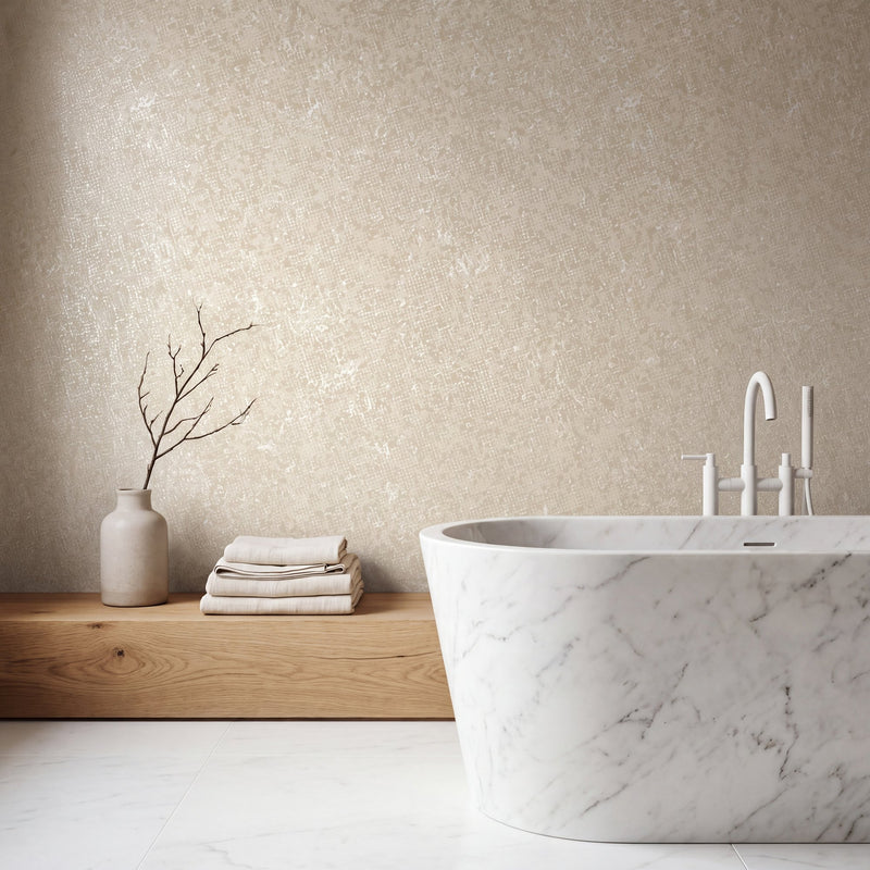 Scatter Beige New Touch Wallpaper by Galerie — roomshot 1
