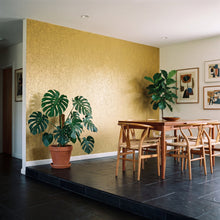 Scatter Yellow New Touch Wallpaper by Galerie — roomshot 1