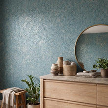 Scatter Blue / Silver Grey New Touch Wallpaper by Galerie — roomshot 1