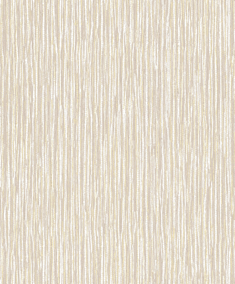 Strand Beige / Gold New Touch Wallpaper by Galerie — flat