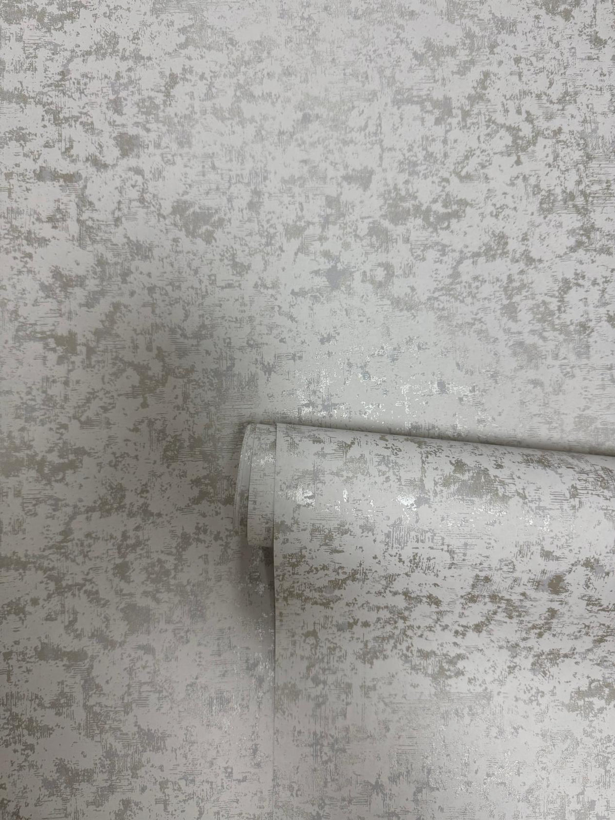 Scratched Plaster Oyster New Touch Wallpaper by Galerie — roll shot