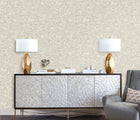 Scratched Plaster Silver Grey New Touch Wallpaper by Galerie — roomshot 2