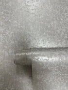 Scratched Plaster Silver Grey New Touch Wallpaper by Galerie — roll shot