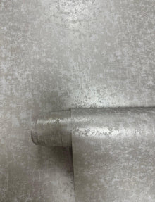 Scratched Plaster Silver Grey New Touch Wallpaper by Galerie — roll shot