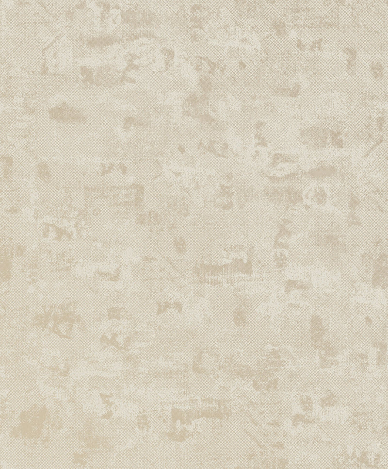 Crosshatch Cream / Beige New Touch Wallpaper by Galerie — flat
