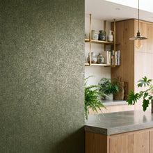 Crackle Green New Touch Wallpaper by Galerie — roomshot 1