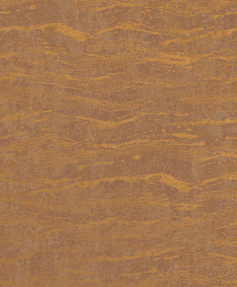 Ripple Orange New Touch Wallpaper by Galerie — flat