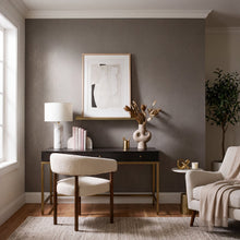 Contour Bronze Brown New Touch Wallpaper by Galerie — roomshot 1