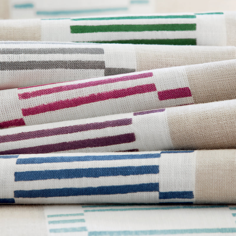 Japonic Stripe Nara Grey Fabric by Anna French | AF9820
