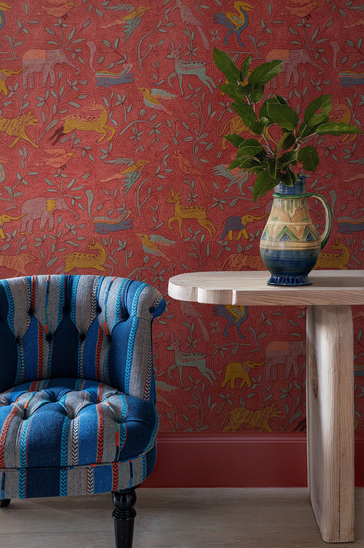 Noah's Ark Plaster Kit Kemp Wallpapers II Wallpaper by GP & J Baker