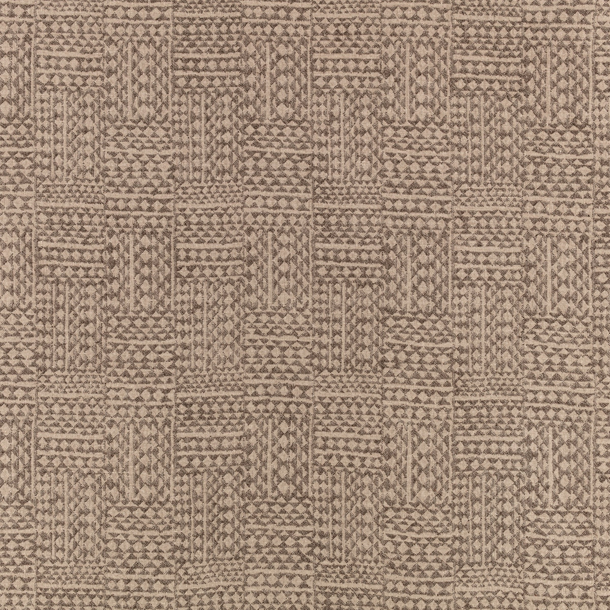 Wari Reversible Chestnut Homespun Textures Fabric by Mark Alexander