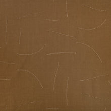 Gesture Cumin Homespun Embroideries Fabric by Mark Alexander